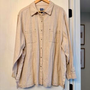 Linen Button-Up Shirt